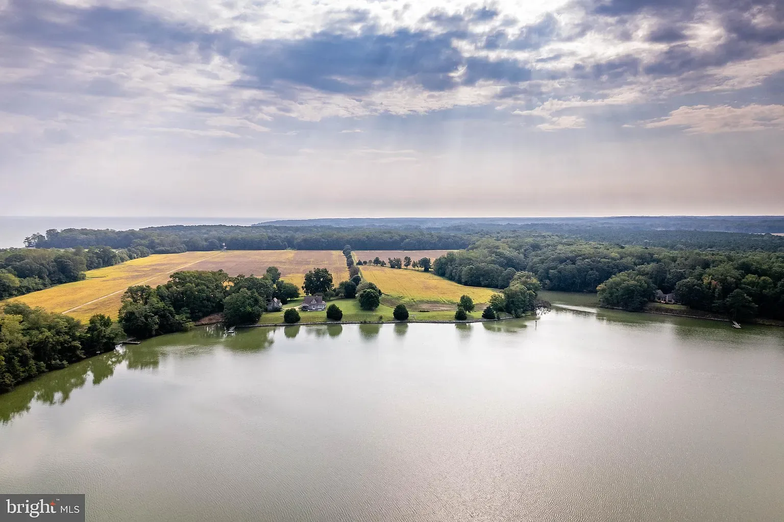 Aerial view toward the Potomac